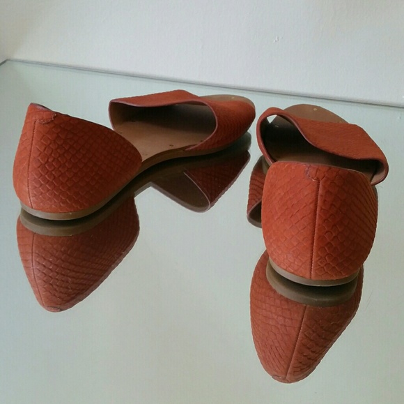 Madewell Thea Sandal in embossed leather. - Picture 4 of 5